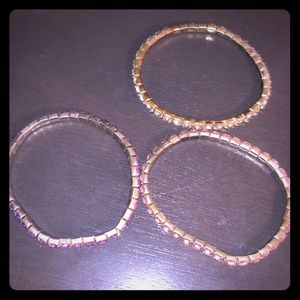Stretchy jewel bracelets